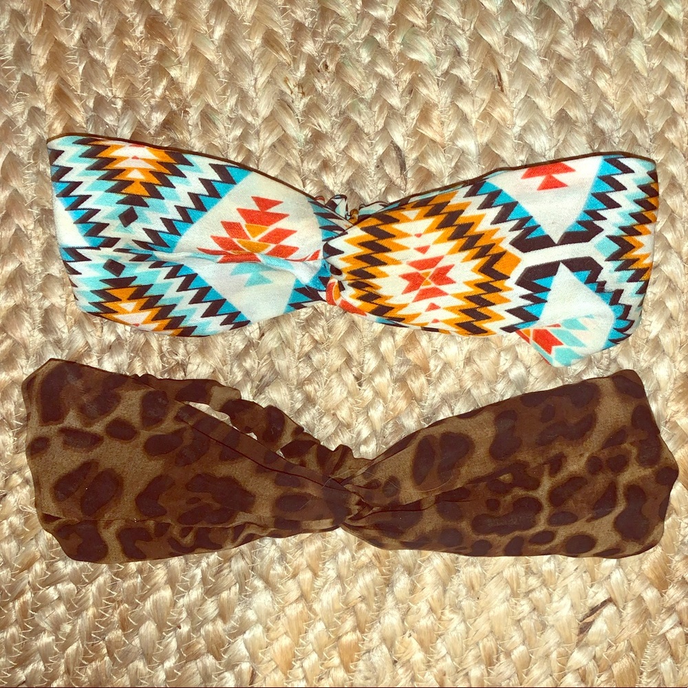 Boho knotted headband